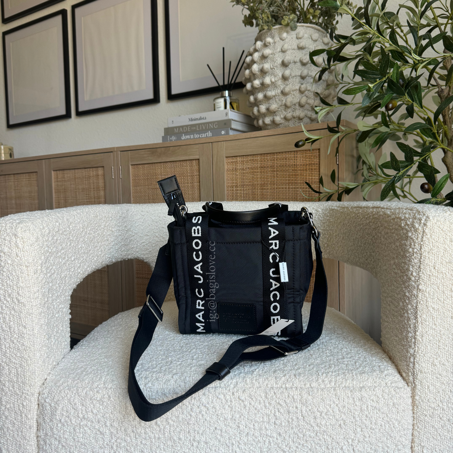 Small Nylon Marc Jacobs Tote