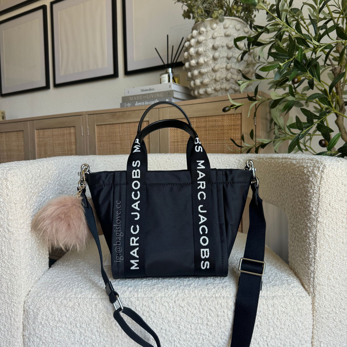 Small Nylon Marc Jacobs Tote