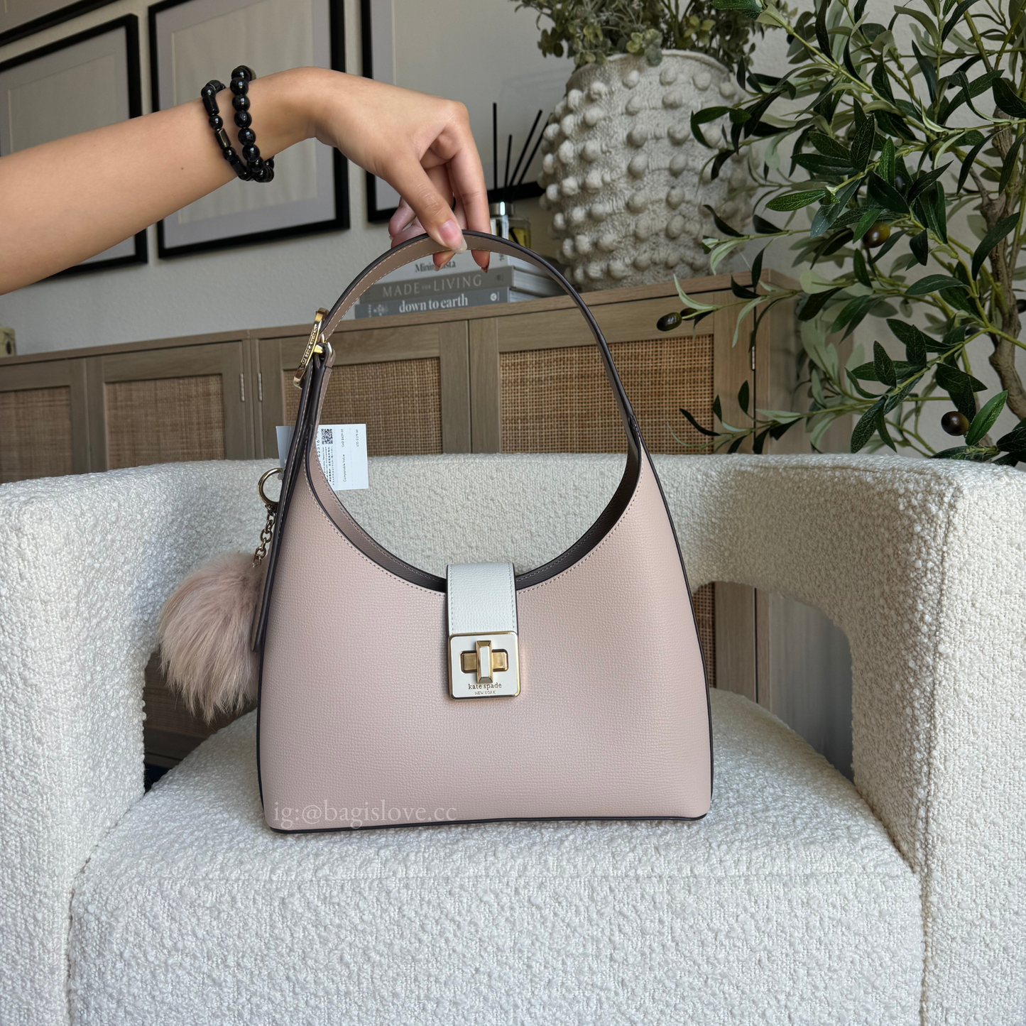 Phoebe Large Shoulder Bag in Toasted Hazelnut Multi (8 weeks etaππ¦)