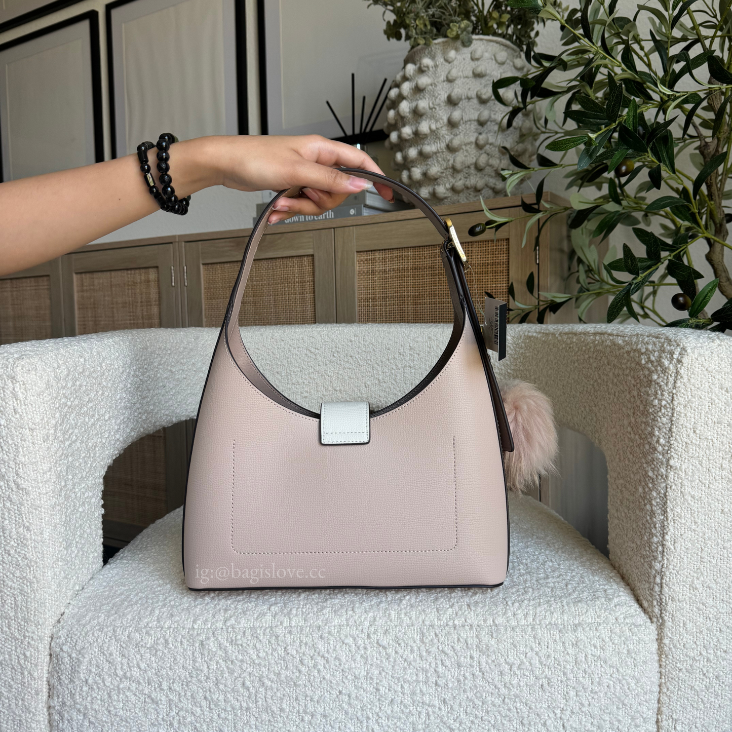 Phoebe Large Shoulder Bag in Toasted Hazelnut Multi (8 weeks etaππ¦)