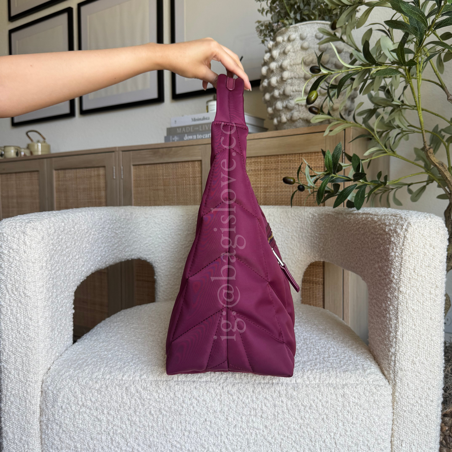 Voyage Medium Tote in Wine (8-10 weeks arrival🌊📦)