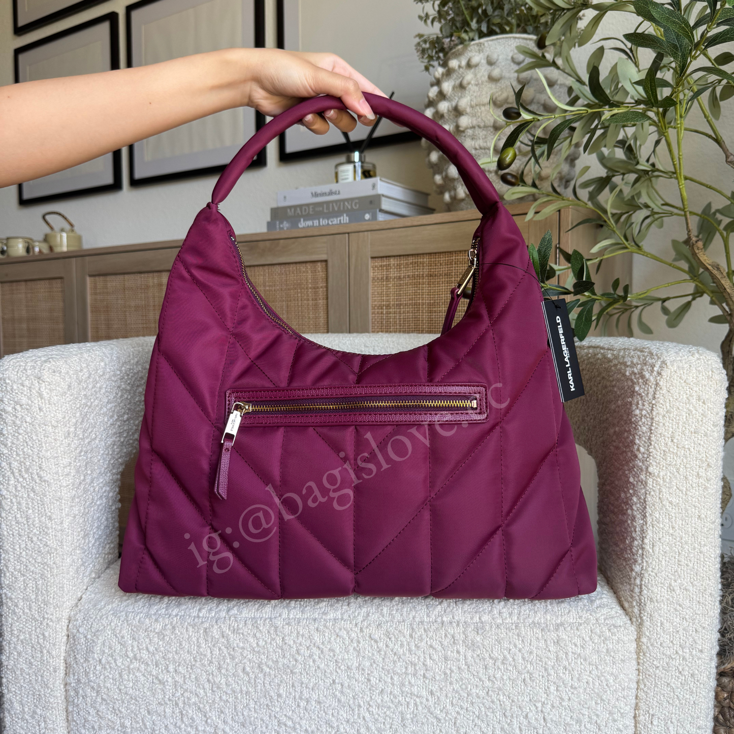 Voyage Medium Tote in Wine (8-10 weeks arrival🌊📦)