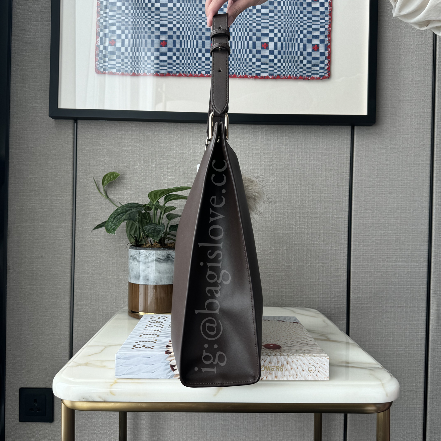 Furla Mianova Hobo Bag in Espresso