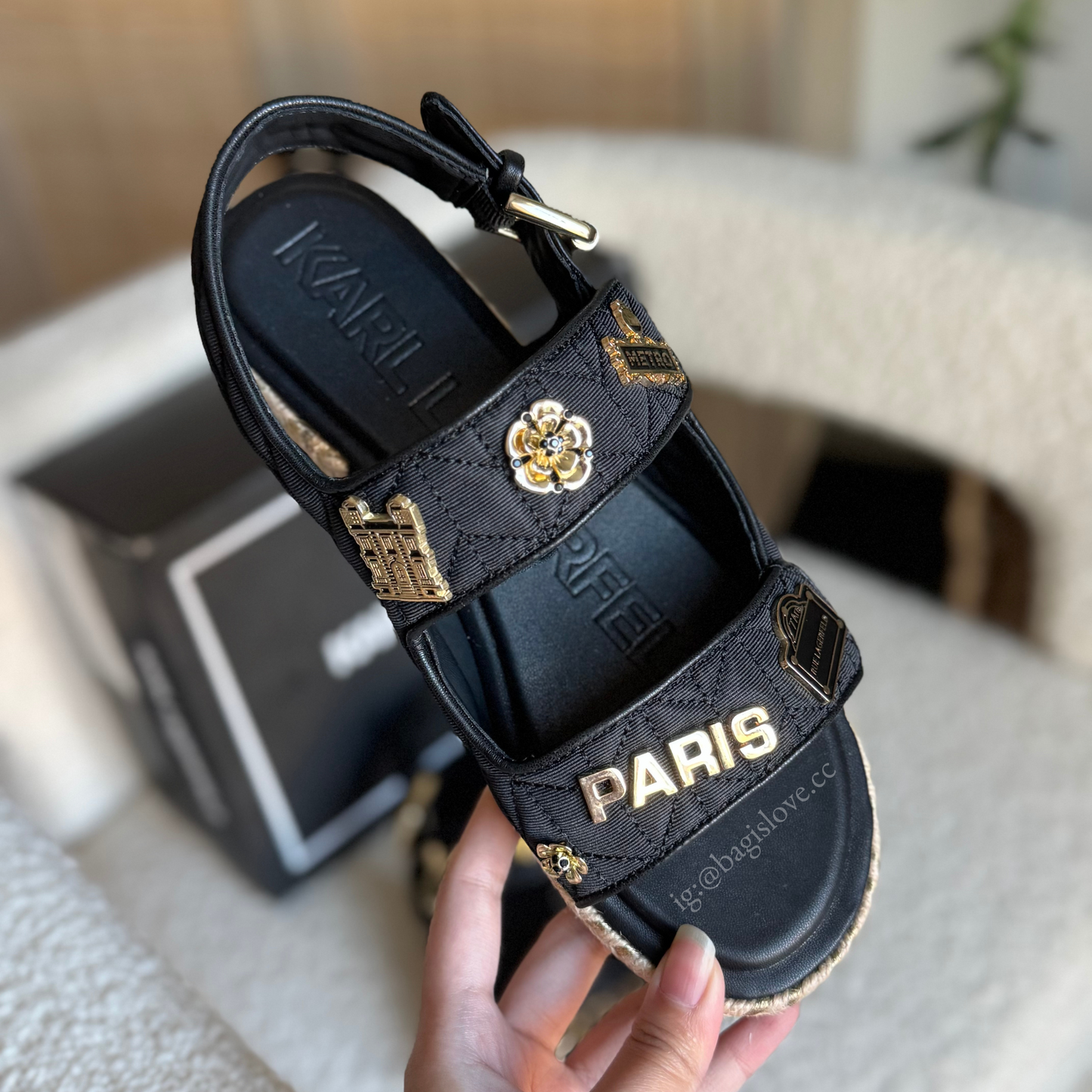 Women's Charlay Rue Pins Espadrille Flat Sandals