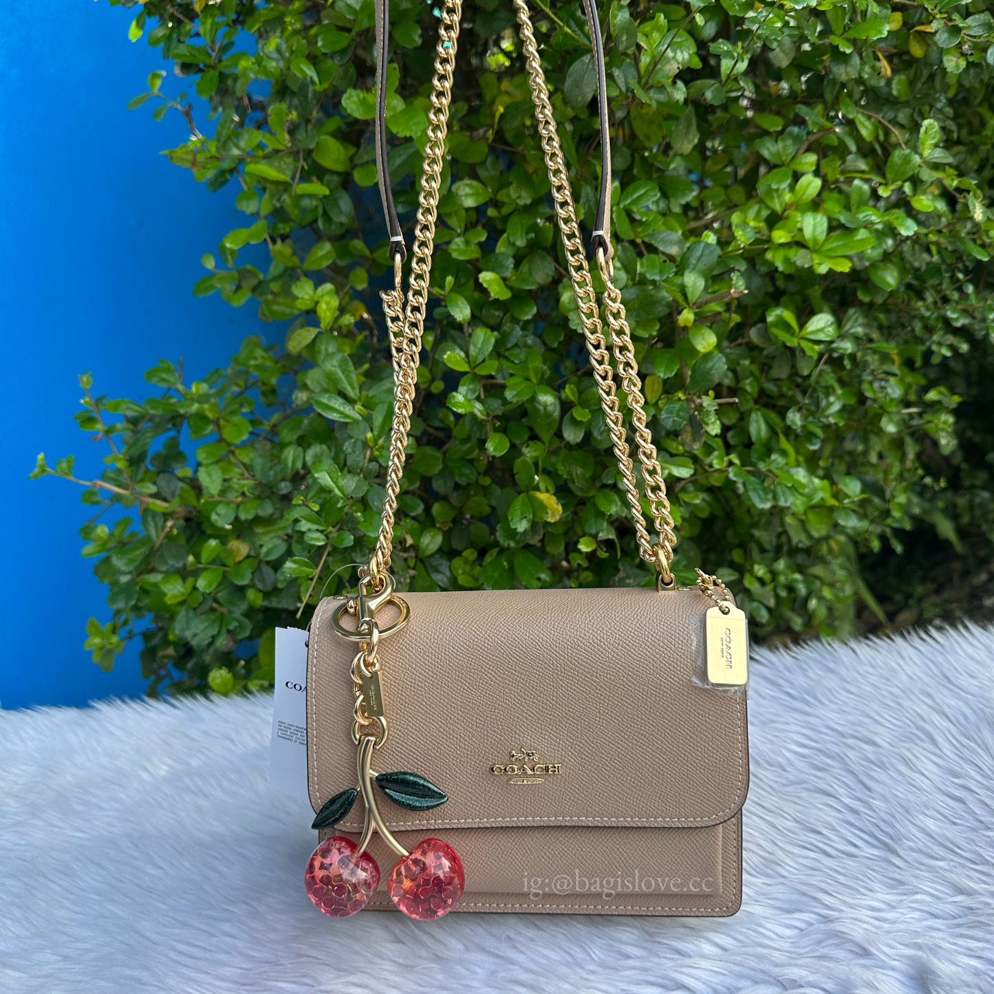 Mini Klare Crossbody in Taupe