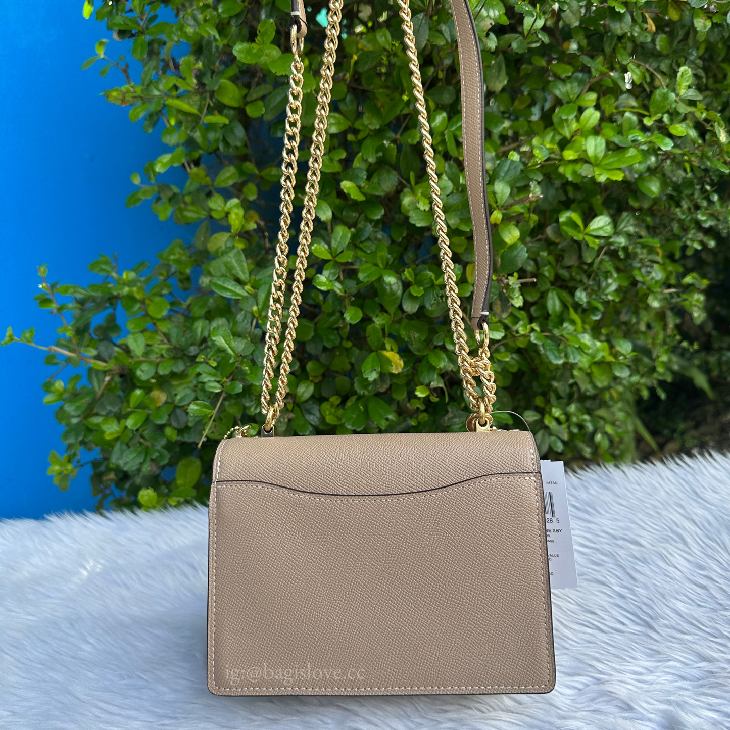 Mini Klare Crossbody in Taupe