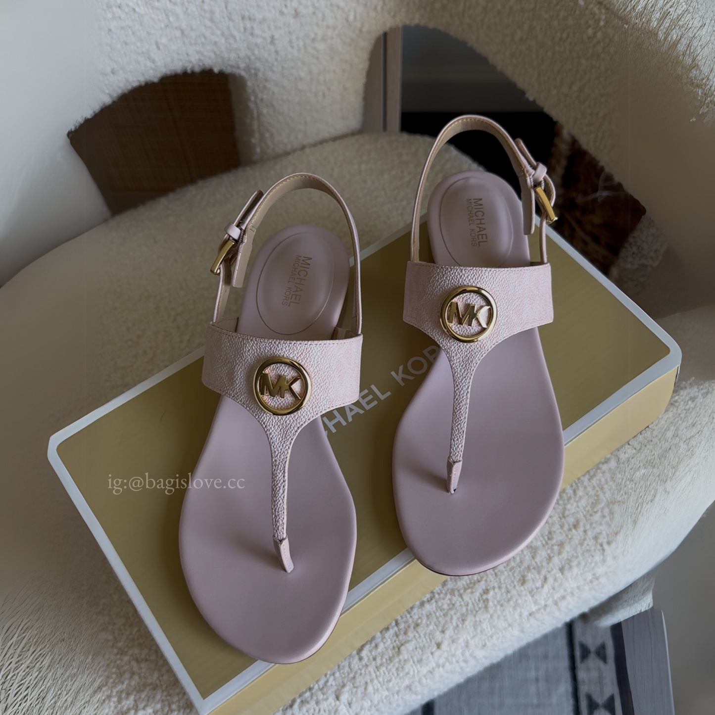 Hannah Signature Logo T-Strap Sandal (8 weeks arrival 🌊📦)