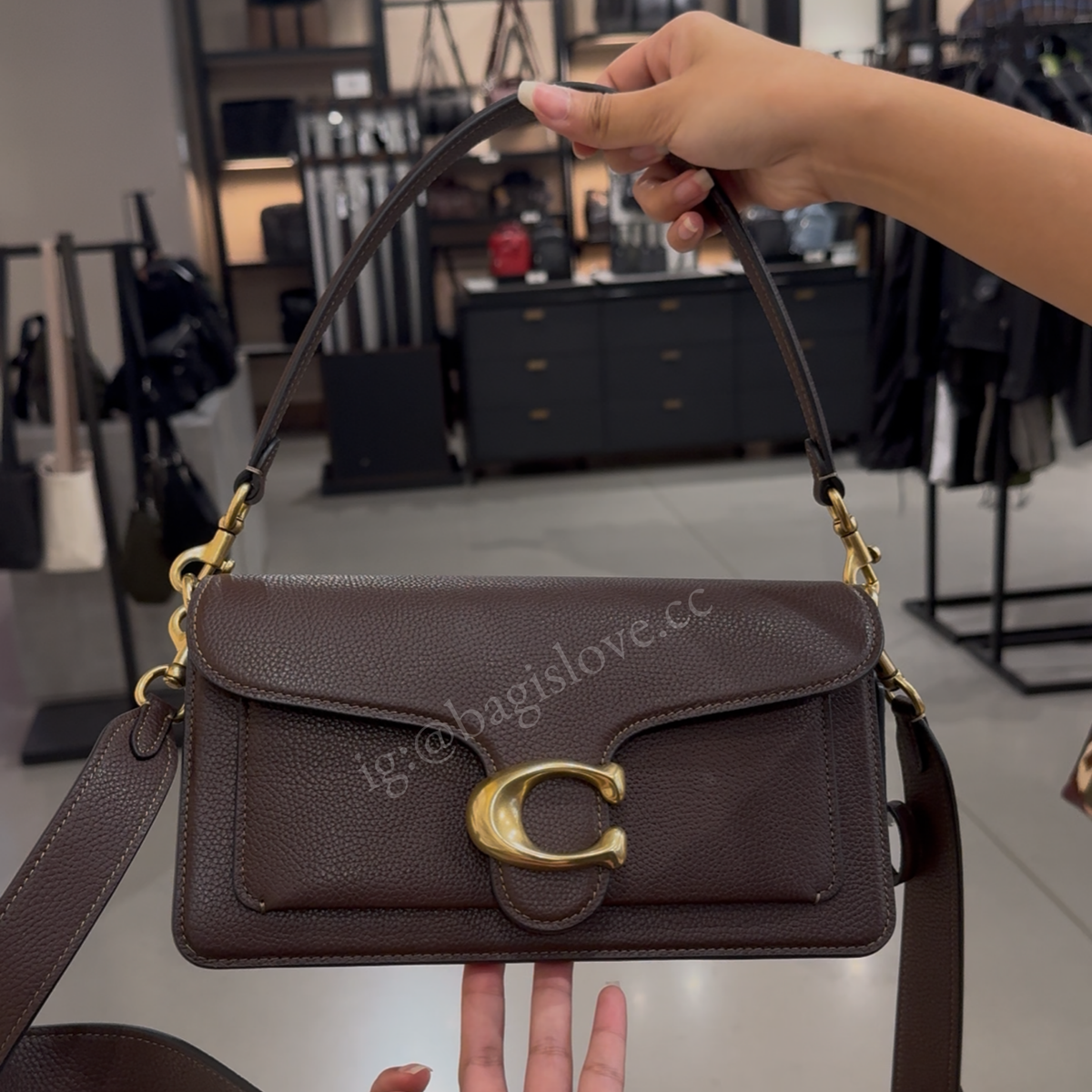 Tabby Shoulder Bag 26 in Maple Brown (on hand) ✨