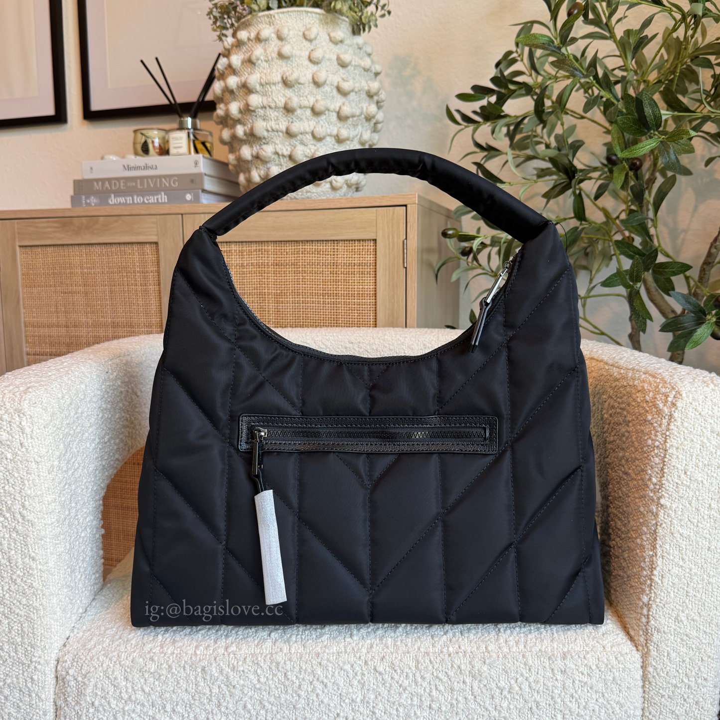 Voyage Hobo Bag in Black (8-10 weeks arrival🌊📦)