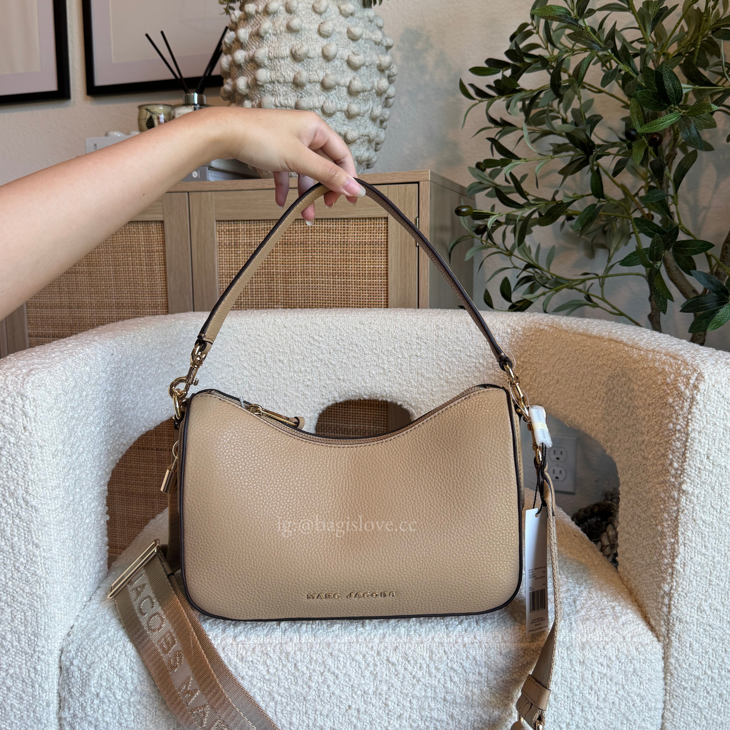 Marc Jacobs Large Drifter Convertible Shoulder Bag In Iced Coffee (in transit✨)
