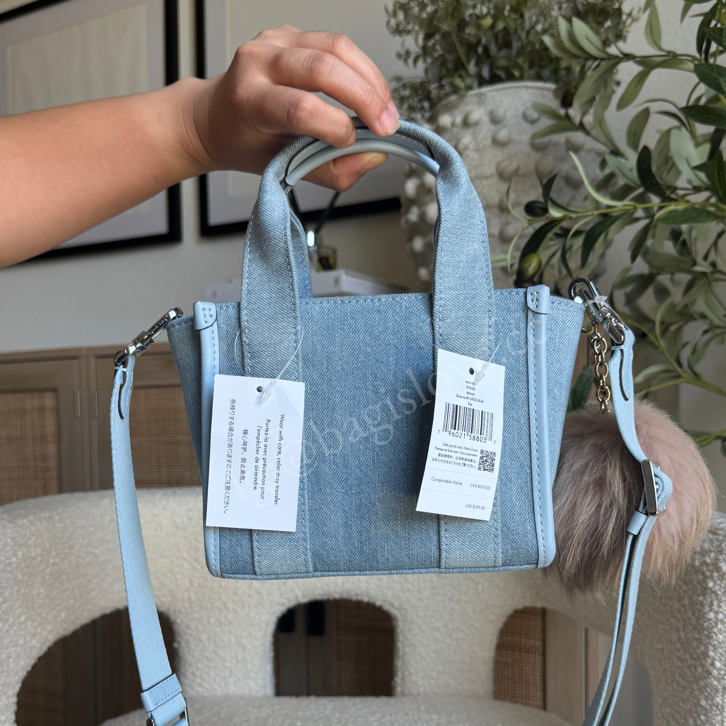 Kip Denim Mini Tote (in-transit 8-10 weeks arrival📦)
