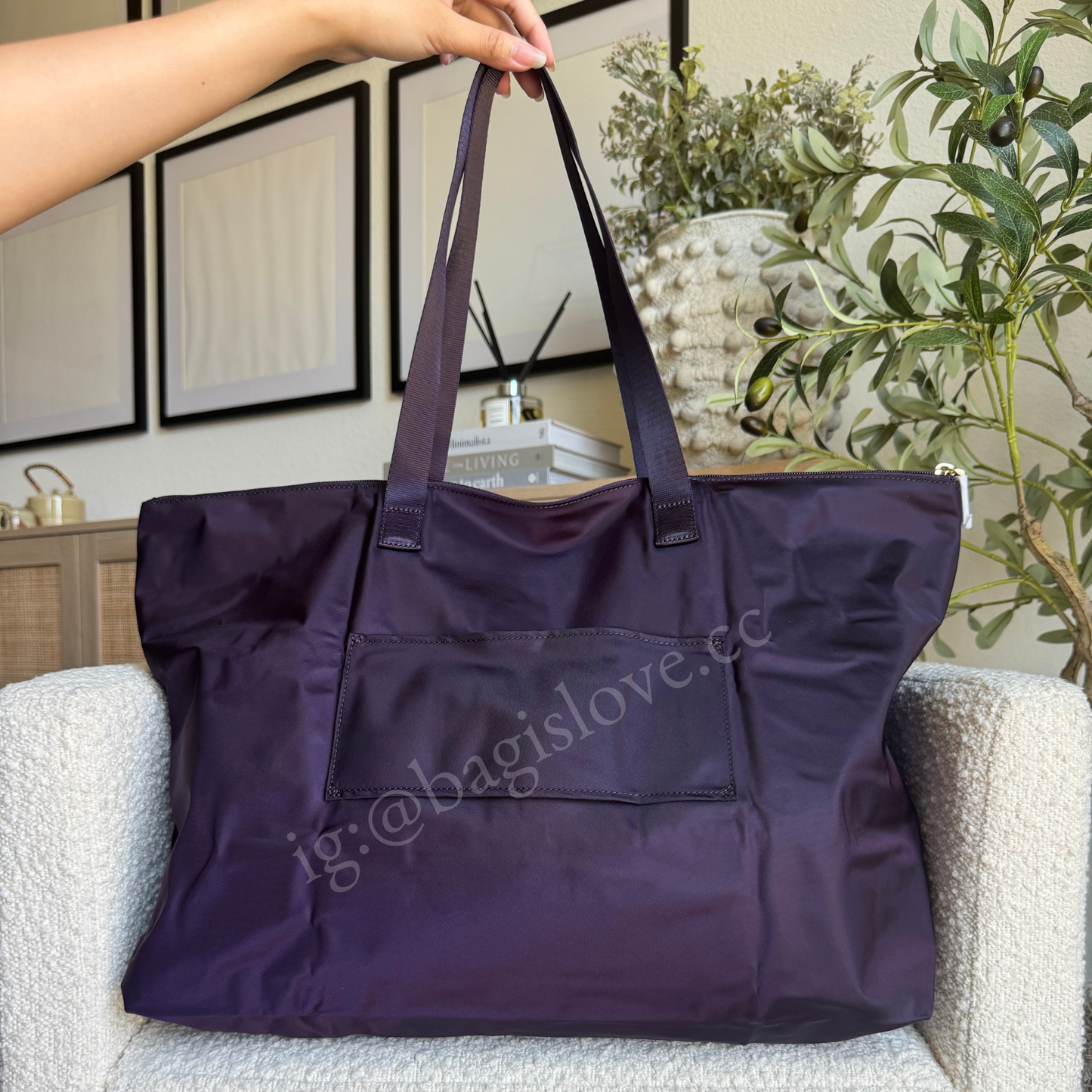 Denton Packable Tote in Navy (in-transit 8-10 weeks arrival📦)