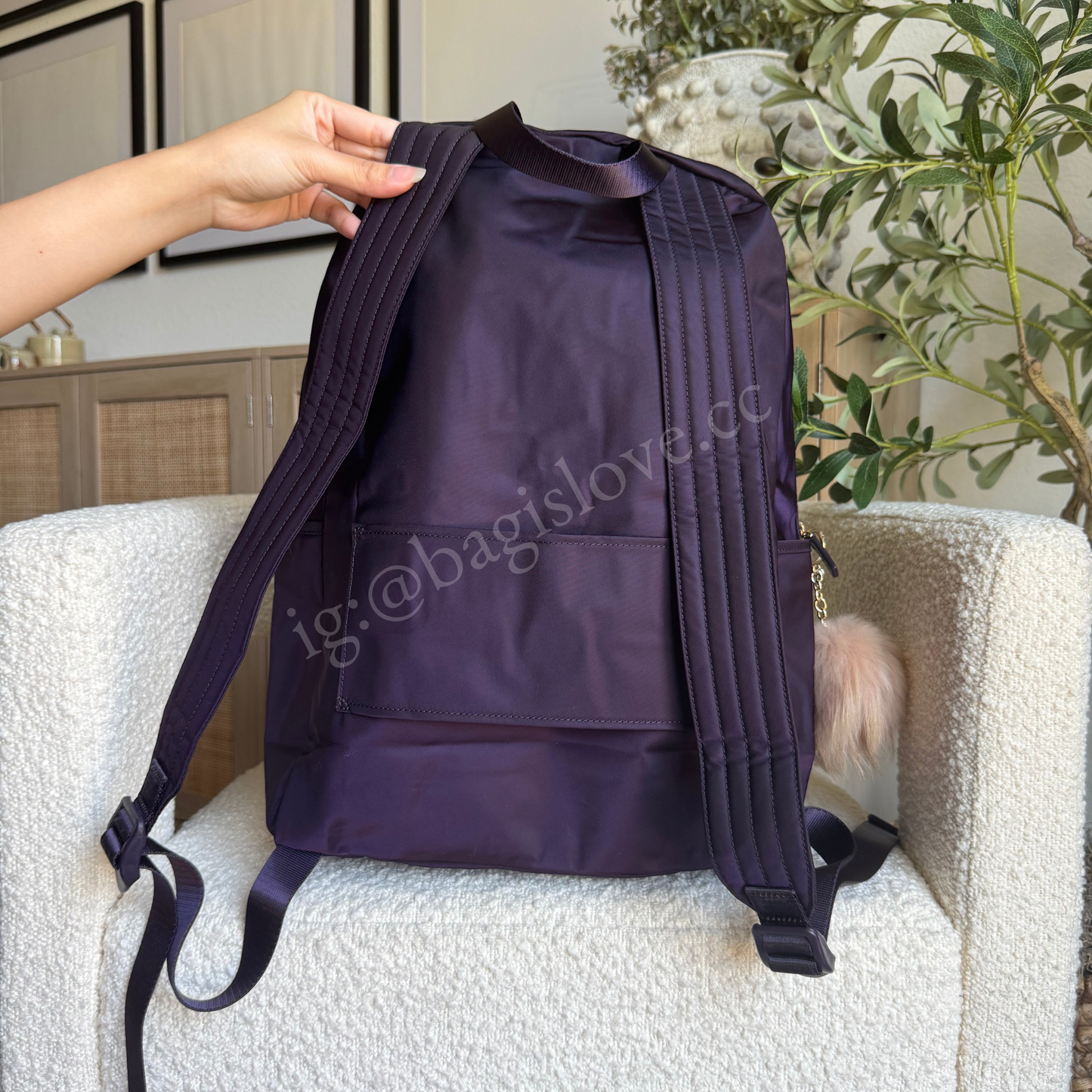 Tumi Packable Backpack in Blackberry (in-transit 8-10 weeks arrival📦)