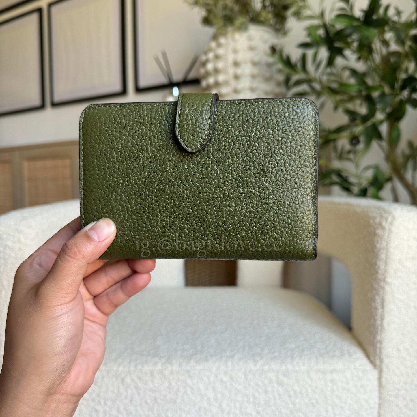 Lena Medium Bifold Wallet in Enchanted Green (8-10 weeks arrival 📦🌊)