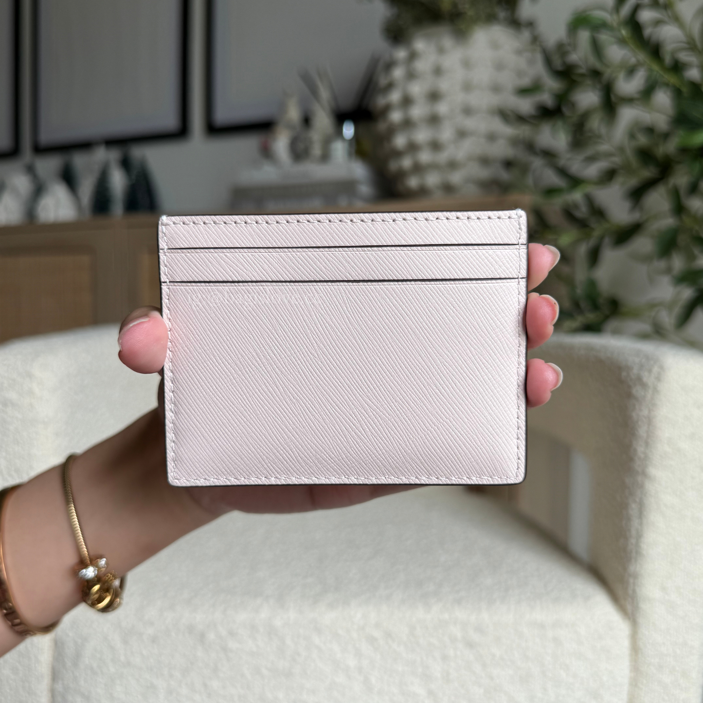 Boxed Madison Heart Studs Small Slim Card Holder