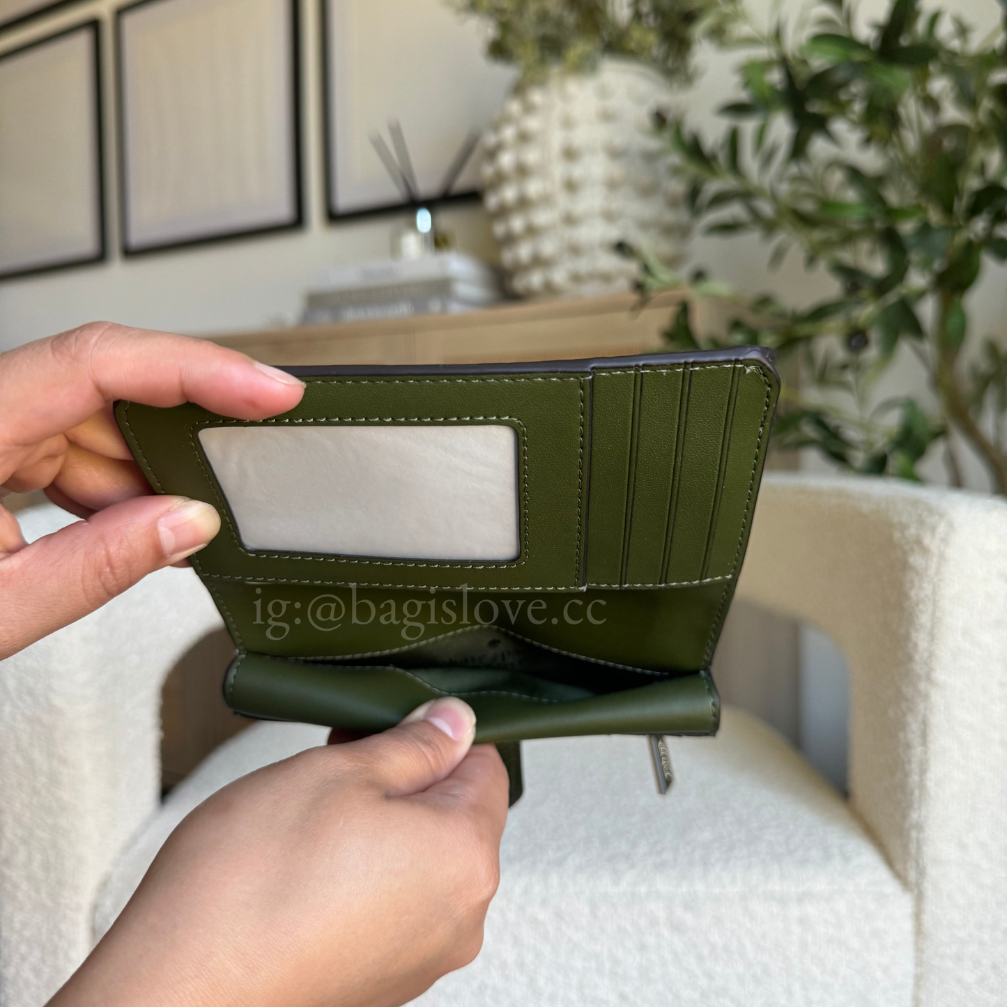 Lena Medium Bifold Wallet in Enchanted Green (8-10 weeks arrival 📦🌊)