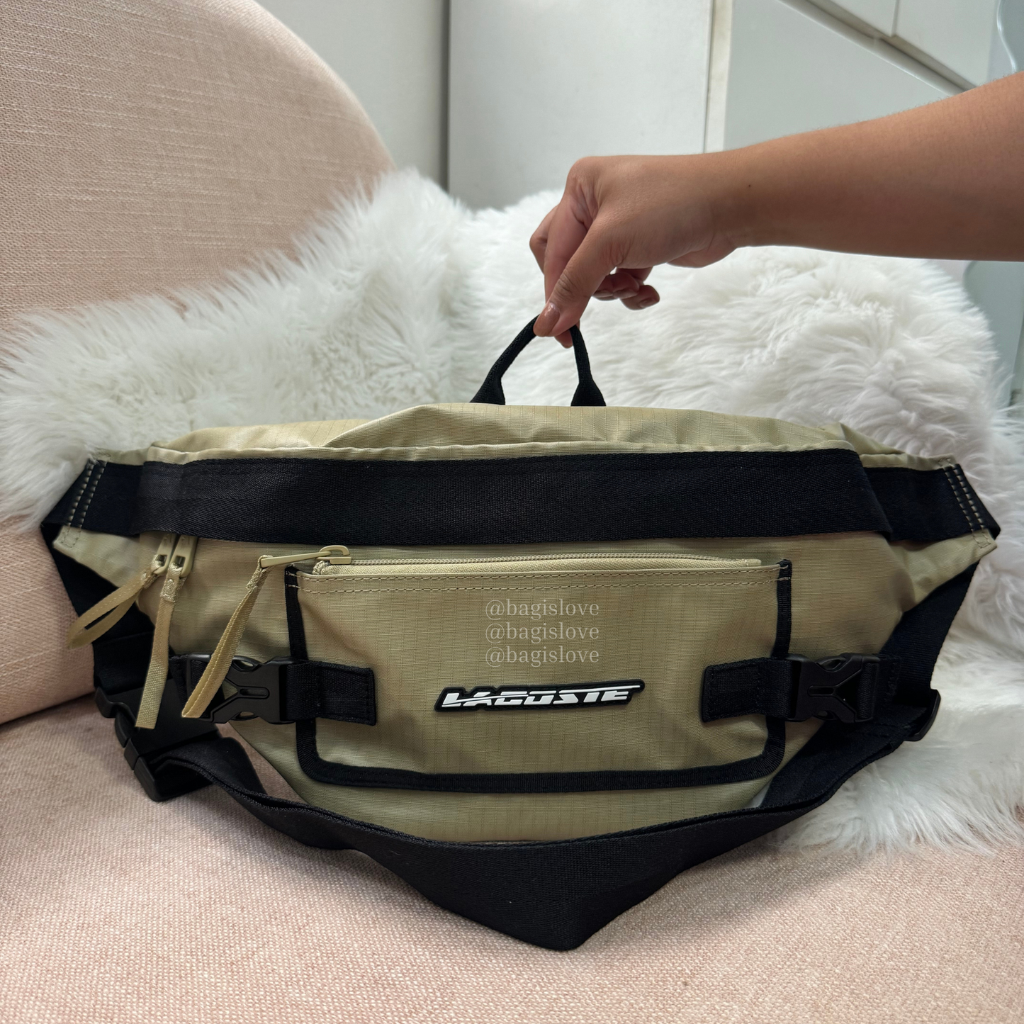 Men's Logo Print Belt Bag
