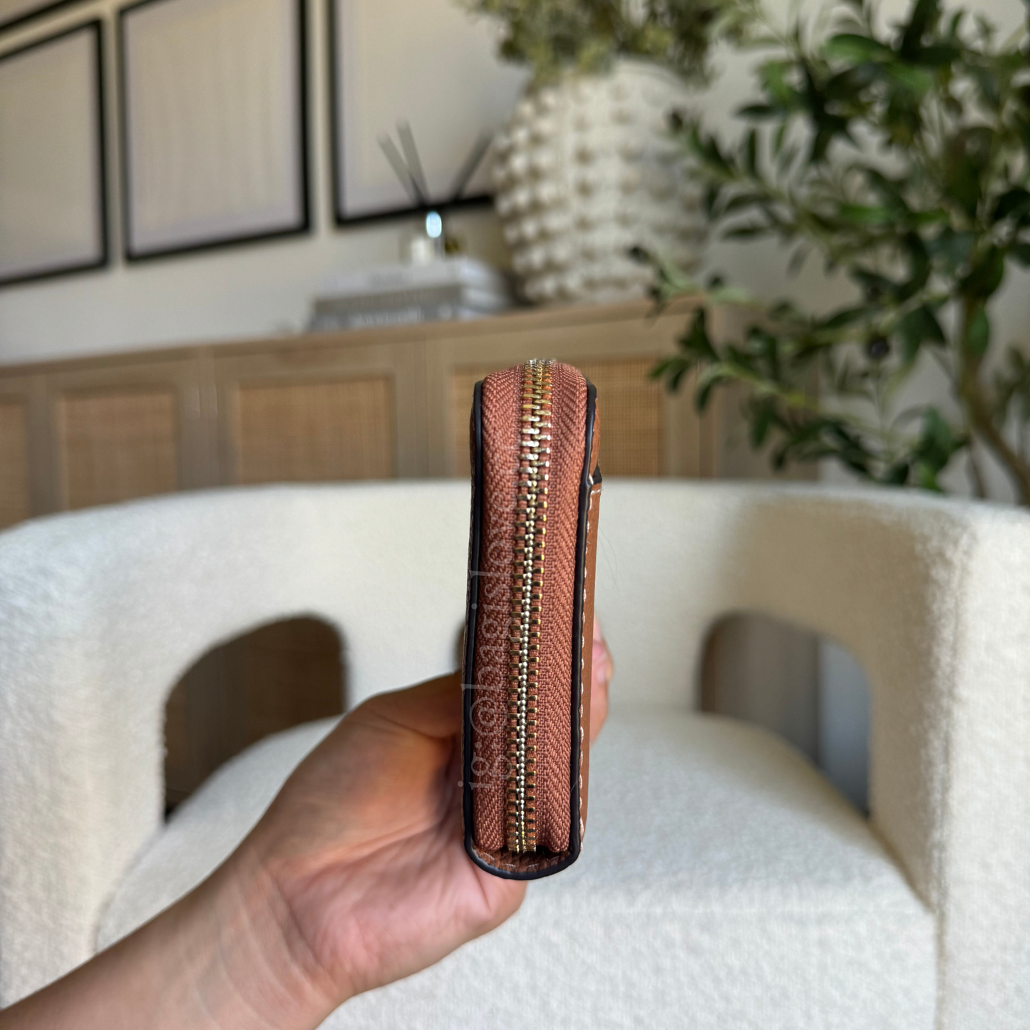 Lena Large Continental Wallet in Brown (8-10 weeks arrival 📦🌊)