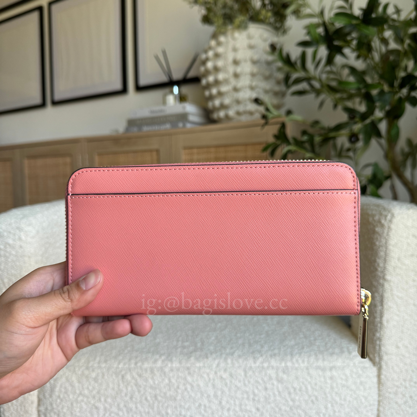 Madison Large Continental Wallet in Pink (8-10 weeks arrival 📦🌊)