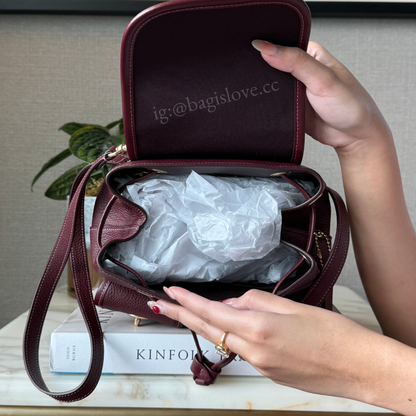 Hadley Backpack in Dark Wine