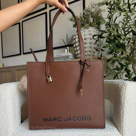 Large Grind Tote Bag in Brown (on-hand ph)