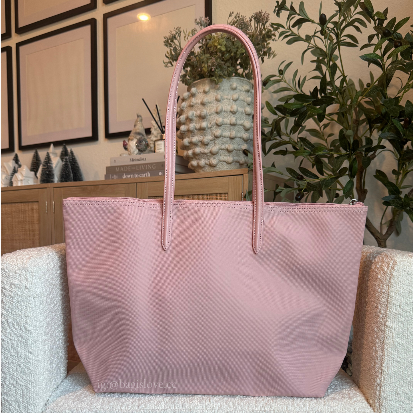 Women's Large L.12.12 Concept Tote in Pink