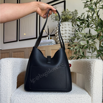 Daria Large Hobo Bag in Black