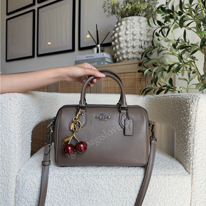 Rowan Satchel Bag in Dark Stone (in transit 🌊)