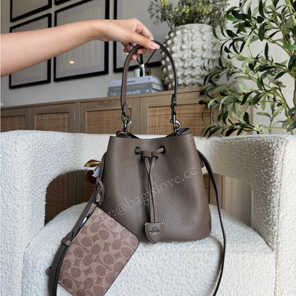 Rowan Satchel Bag in Dark Stone (in transit 🌊)