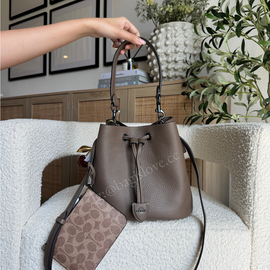 Rowan Satchel Bag in Dark Stone (in transit 🌊)