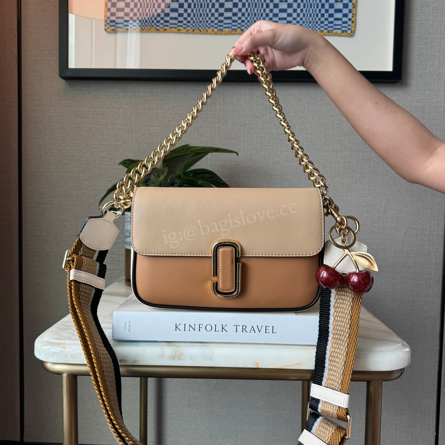 The Tan J Marc Shoulder Bag