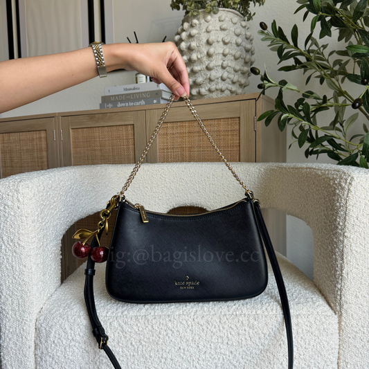 Margot Convertible Crossbody Bag in Black (8-10 weeks arrival 📦🌊)
