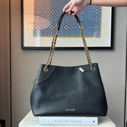 The Large Plaza Tote Shoulder Bag In Black