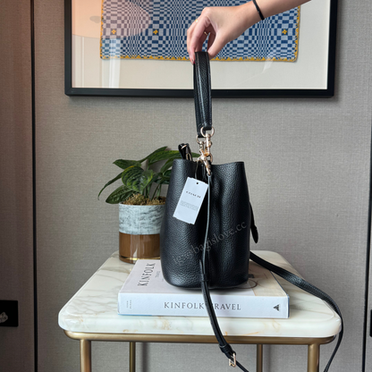 Rowan Bucket Bag in Black