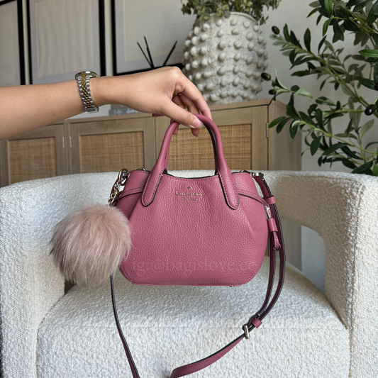 Dumpling Mini Satchel in Pink (8-10 weeks arrival 📦🌊)