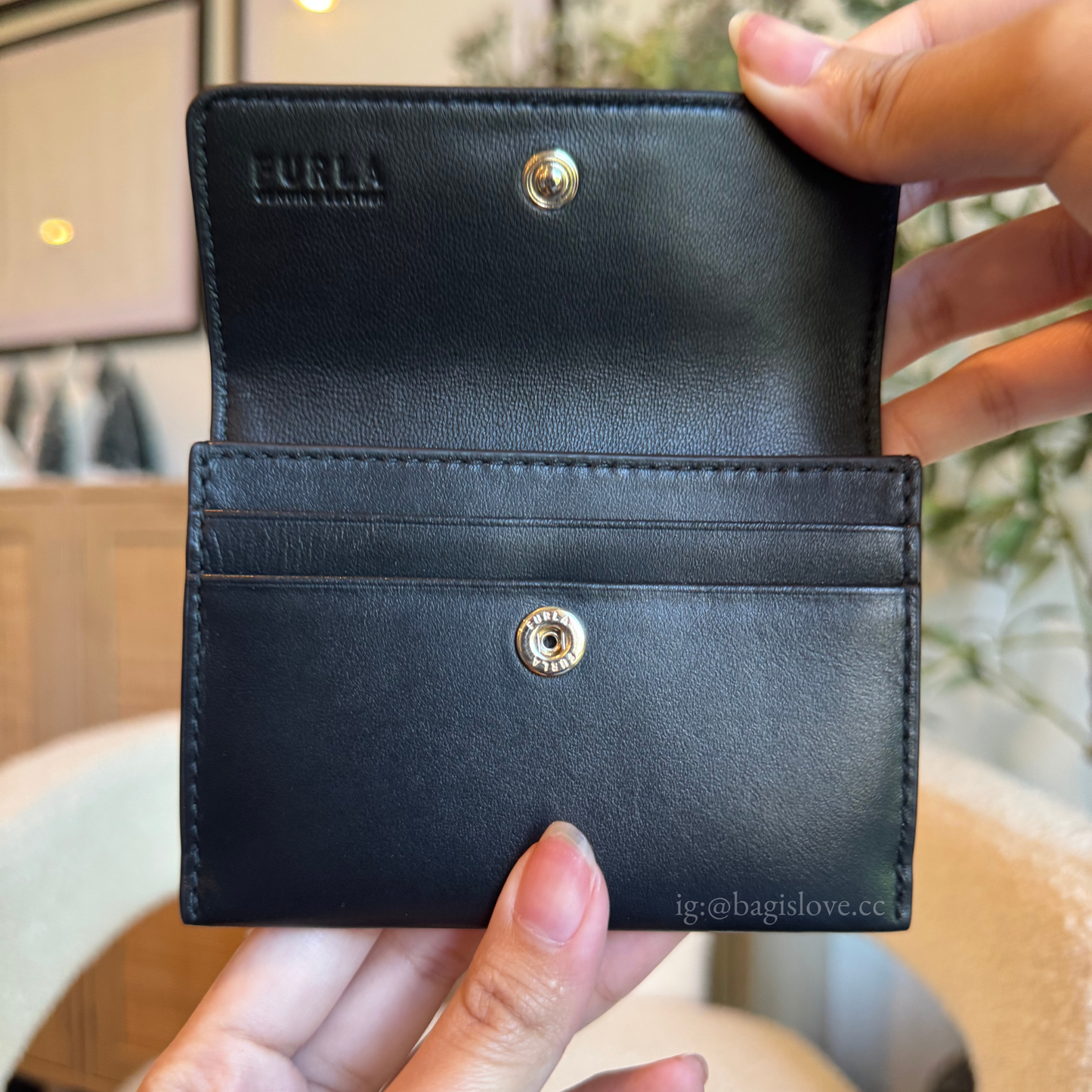 Furla Camelia Wallet- Black