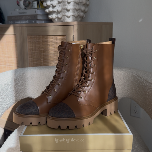 Weiss Combat Boot in Brown