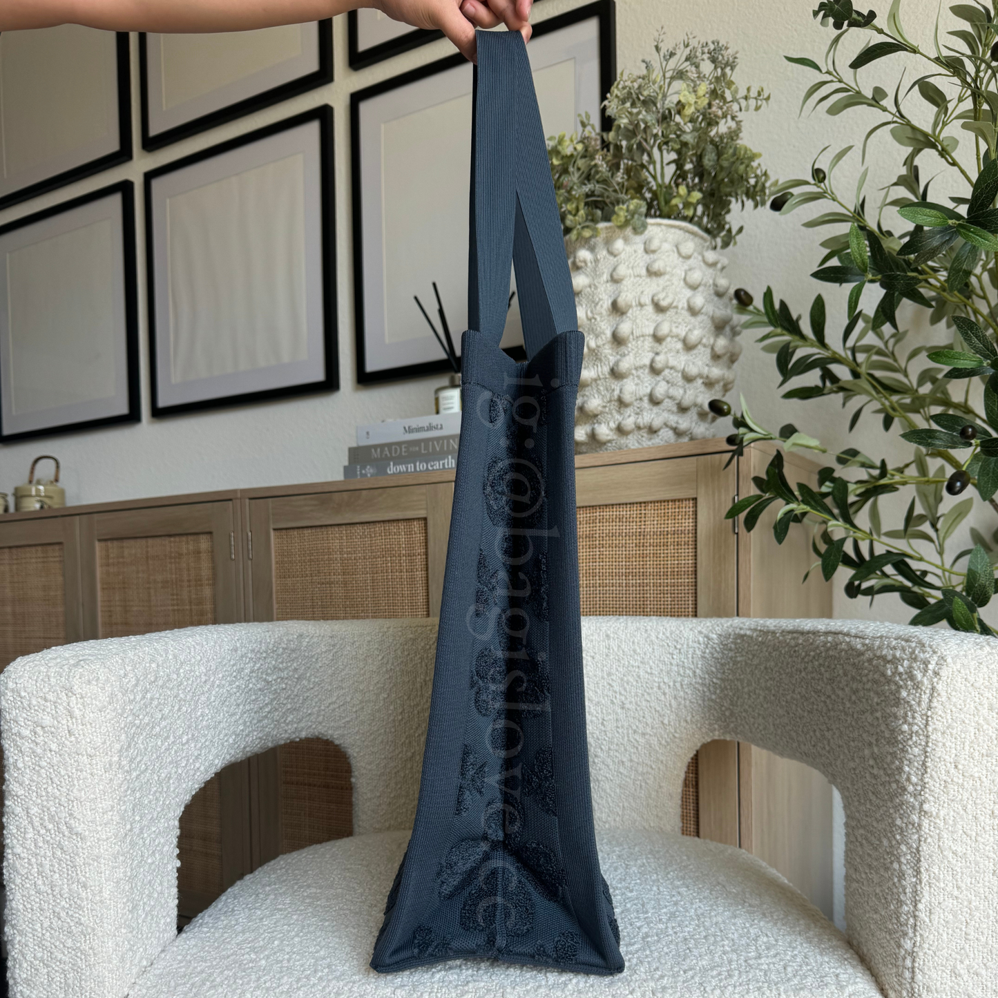 Brooke Terry Carryall Large Tote in Navy (on-hand PH!)