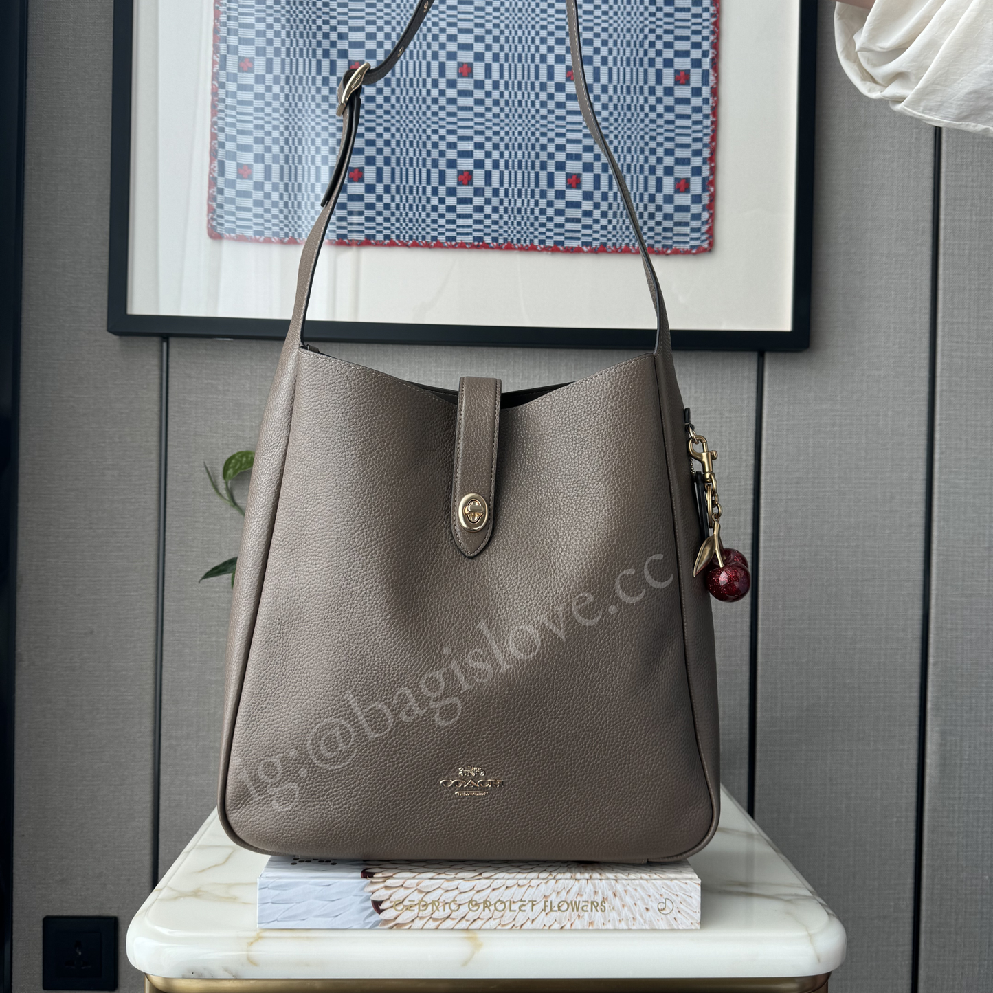 Hadley Convertible Crossbody Bag in Dark Stone