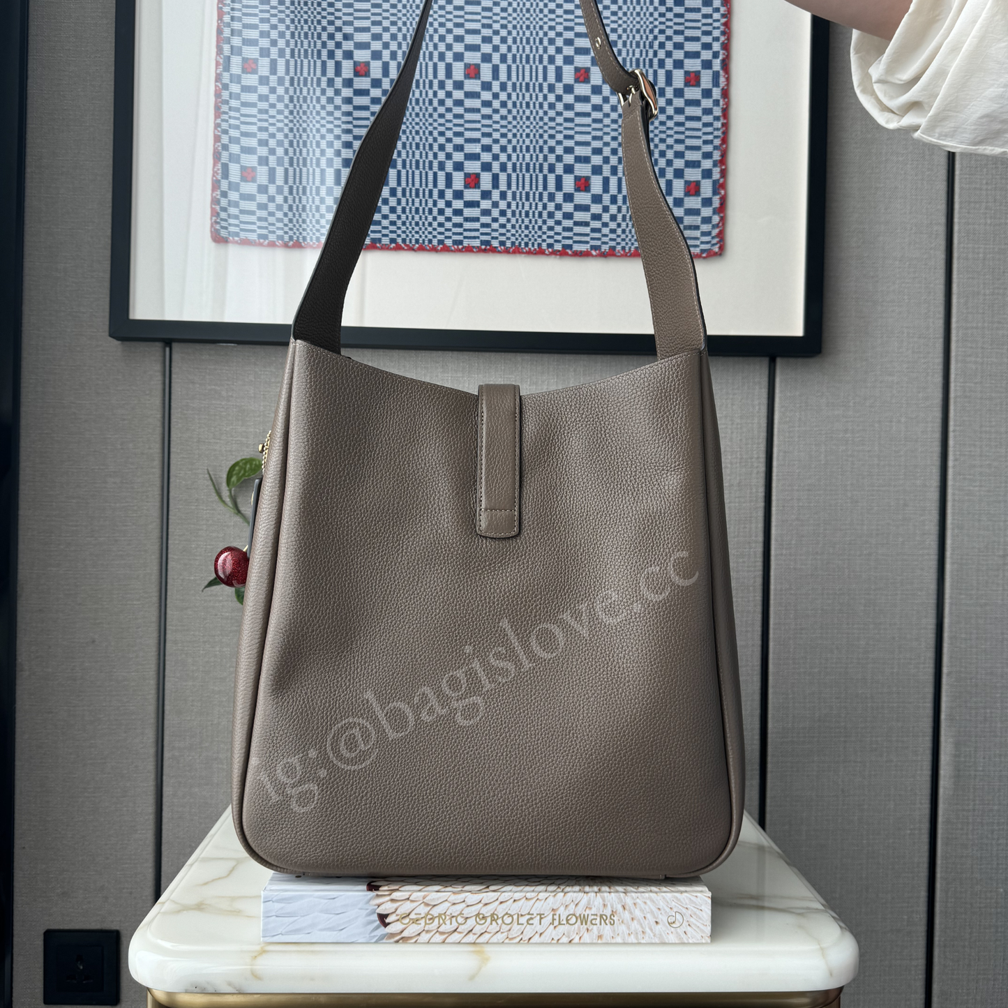 Hadley Convertible Crossbody Bag in Dark Stone