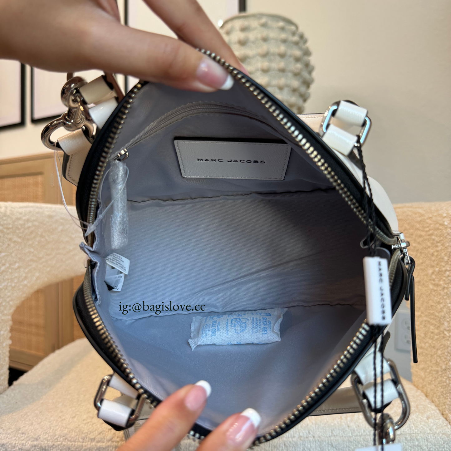 Trademarc Small Dome Satchel (on-hand ph)
