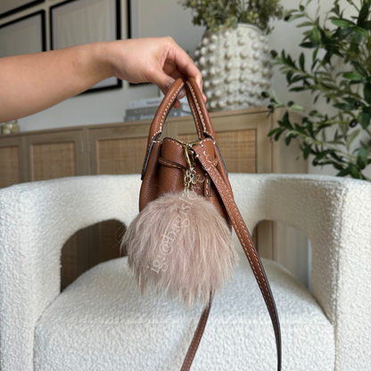 Dumpling Mini Satchel in Brown