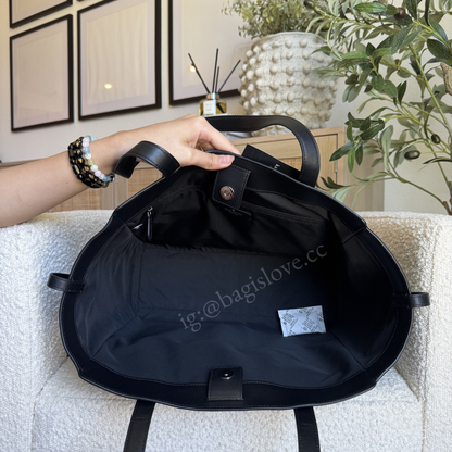 Cargo Tote Bag in Black