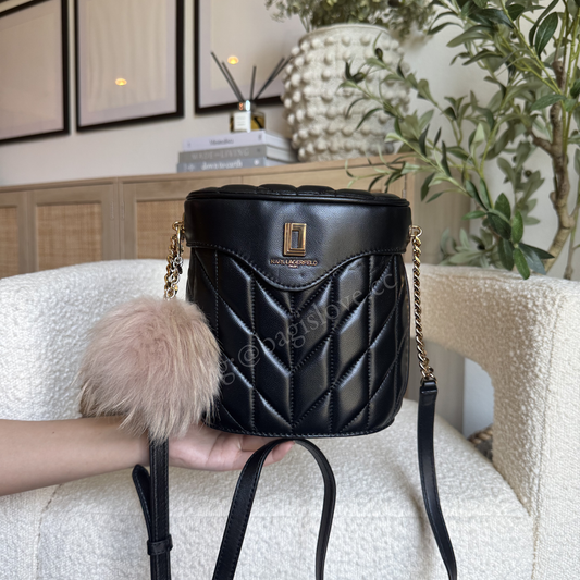 Lafayette Crossbody Bucket Bag in Black (in transit)✨🌊