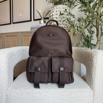 Carter Cargo Large Backpack in Espresso