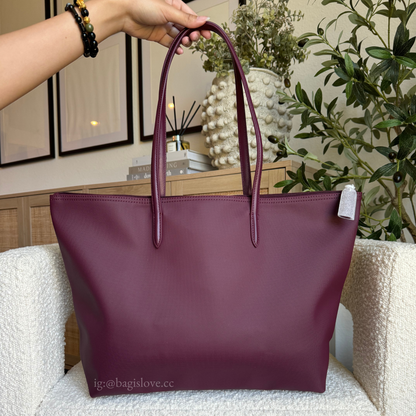 Women's Large L.12.12 Concept Tote in Expresso Red (in transit 📦)