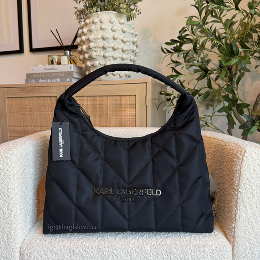 Voyage Hobo Bag in Black (8-10 weeks arrival🌊📦)