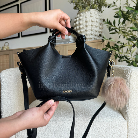 Paula Small Commuter Tote in Black (8-10 weeks arrival 📦🌊)