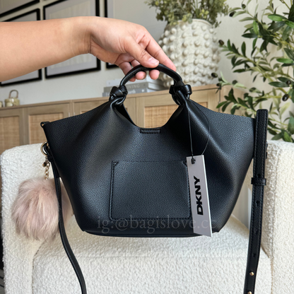 Paula Small Commuter Tote in Black (8-10 weeks arrival 📦🌊)