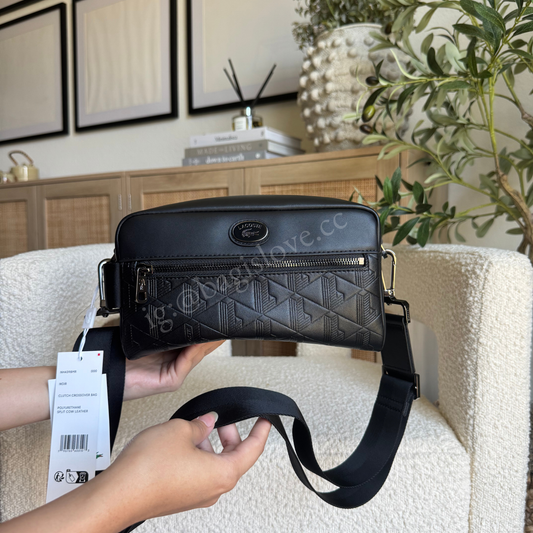 Monogram Pouch & Strap in Black (in-transit 8-10 weeks arrival📦)